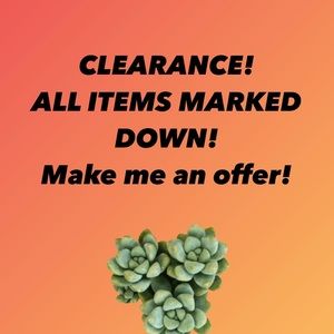 Clearance Sale!